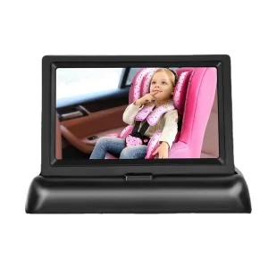 12-24v Car Monitor Folding Screen Display with Cigarette Lighter