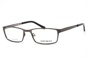 Adensco  Ad 111 Eyeglasses Matte Slate / Clear demo lens