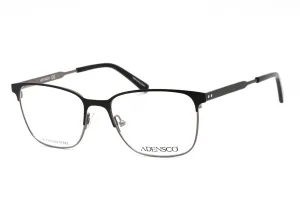 Adensco  AD 123 Eyeglasses Black Ruthenium/Clear demo lens