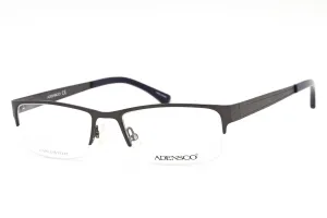Adensco  AD 128 Eyeglasses MATTE GREY/Clear demo lens