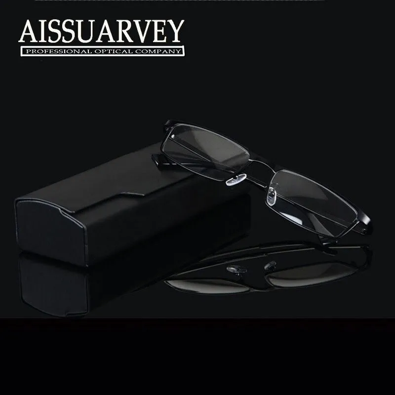 Aissuarvey Men's Full Rim Titanium Frame Eyeglasses  AS0003