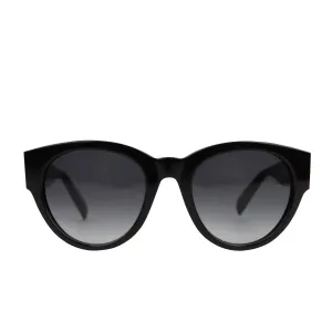 Alexander McQueen Unisex Spike Detail Black Acetate Sunglasses