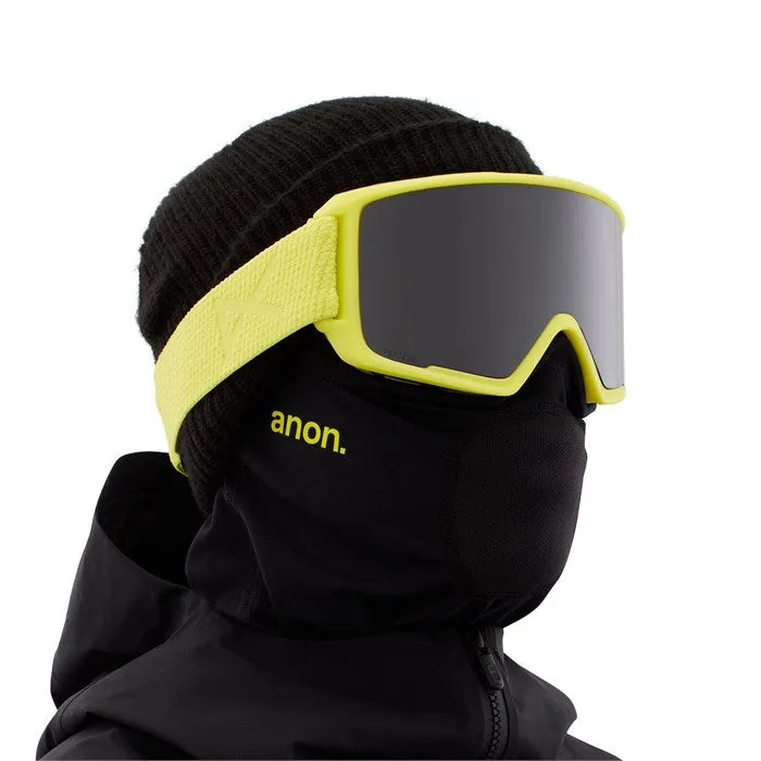 Anon M3 Goggles MFI Face mask & Spare Lens Mens 2023 Lemon / Perceive Sunny Onyx Lens