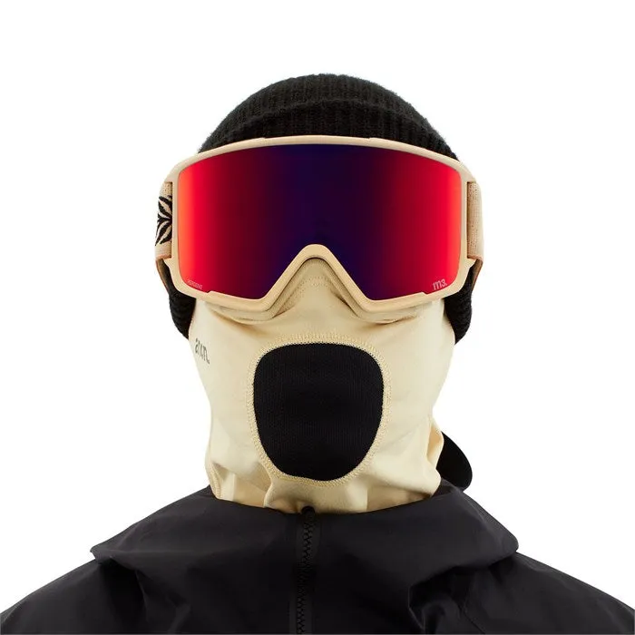 Anon M3 Goggles MFI Face mask & Spare Lens Mens 2023 Magee / Perceive Sunny Red Lens