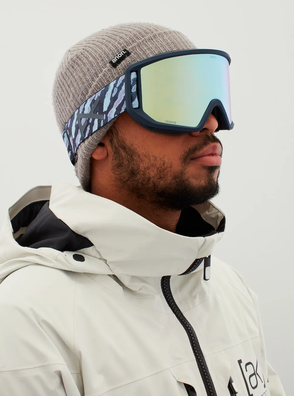 Anon Relapse Goggles 2023 Tie Dye / Perceive Variable Blue Lens