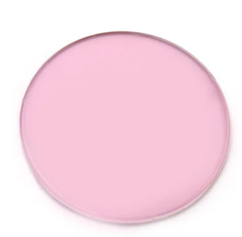 BCLEAR 1.56 Index Aspheric Photochromic Anti-Blue Anti-Glare Myopic Lenses Color Pink