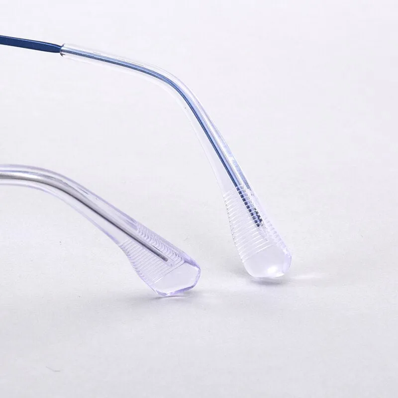 Bclear Unisex Eyeglasses Pure Titanium Round Small Full Rim Sc88302