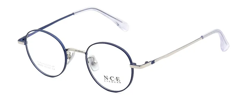 Bclear Unisex Eyeglasses Pure Titanium Round Small Full Rim Sc88302