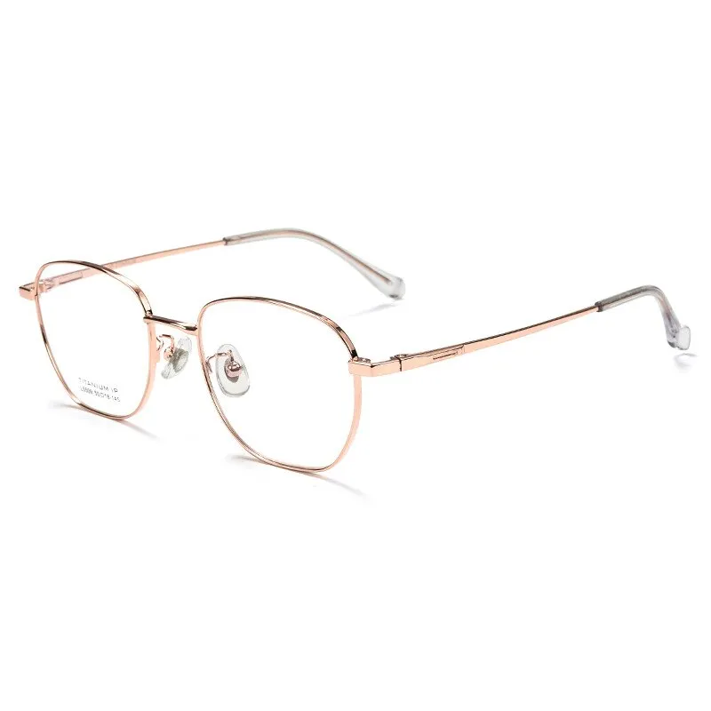 Bclear Unisex Full Rim Square Titanium Eyeglasses Lb5509