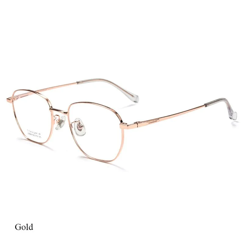 Bclear Unisex Full Rim Square Titanium Eyeglasses Lb5509