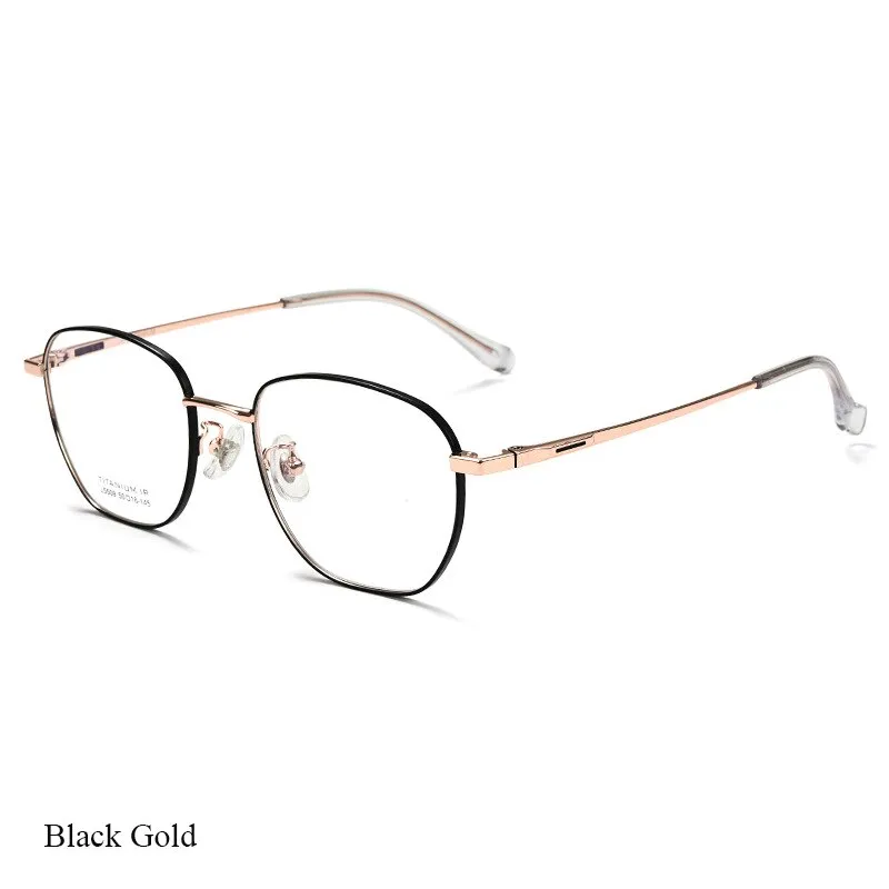 Bclear Unisex Full Rim Square Titanium Eyeglasses Lb5509