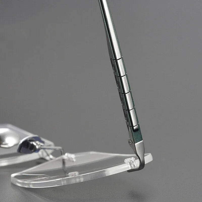 Bclear Unisex Rimless Square Titanium Eyeglasses Mys91101
