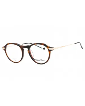 Calvin Klein  CK19524A Round Eyeglasses in Havana