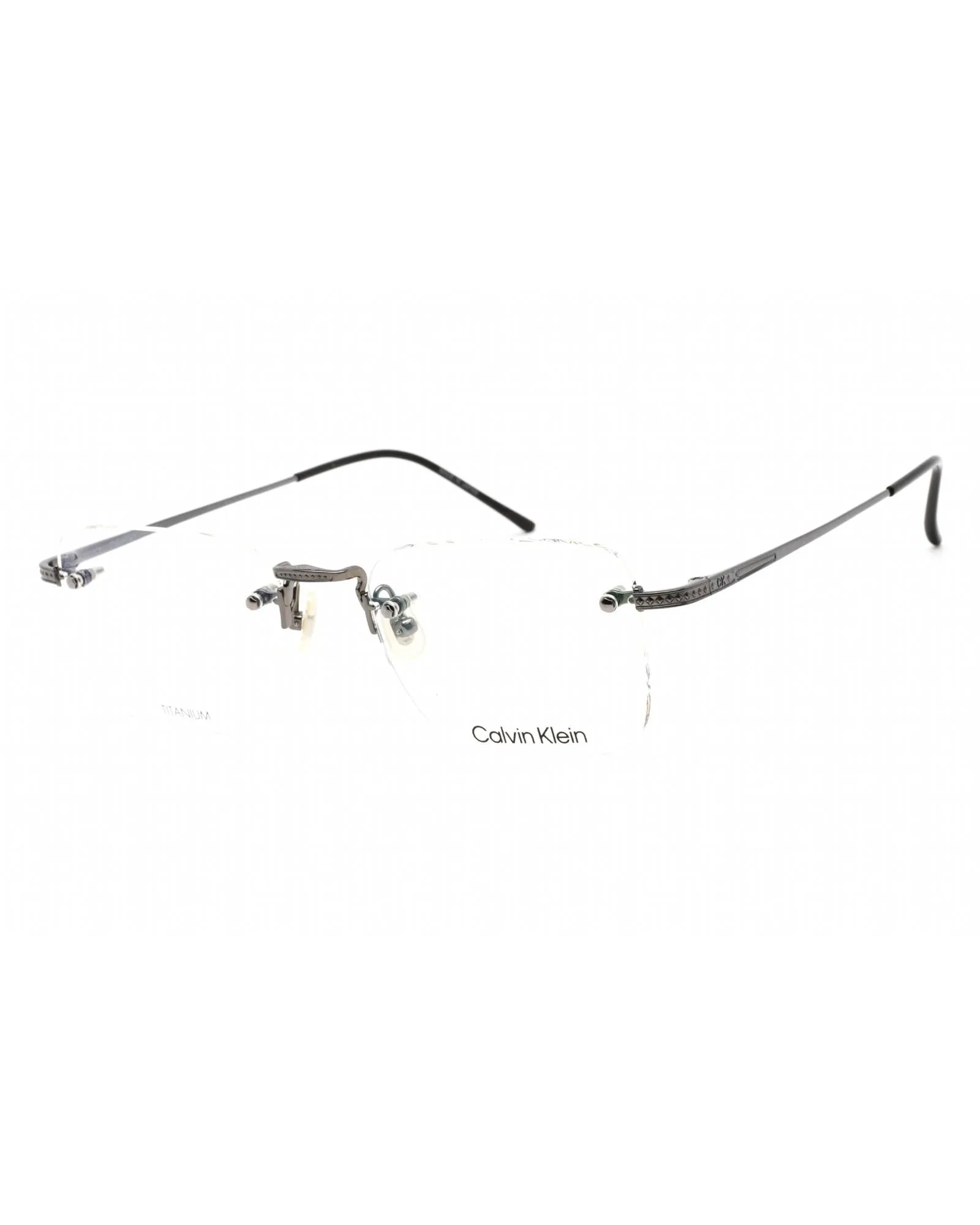 Calvin Klein  CK22112T Eyeglasses DARK GUN/Clear demo lens