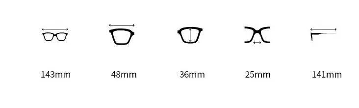 CCspace Unisex Full Rim Square Cat Eye Resin Rivet Frame Eyeglasses 47105
