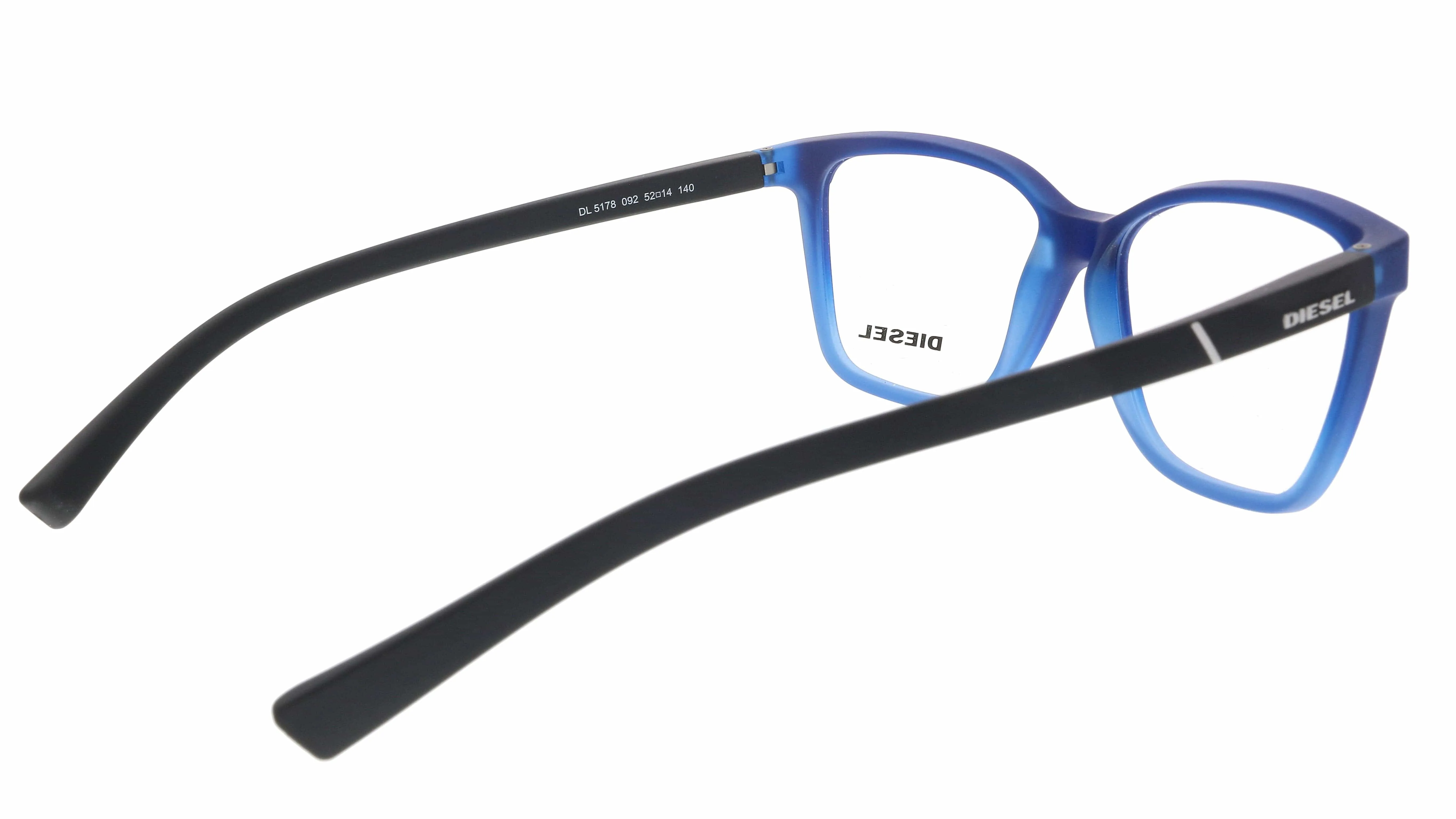 Diesel  Blue Modified Rectangle Optical Frames