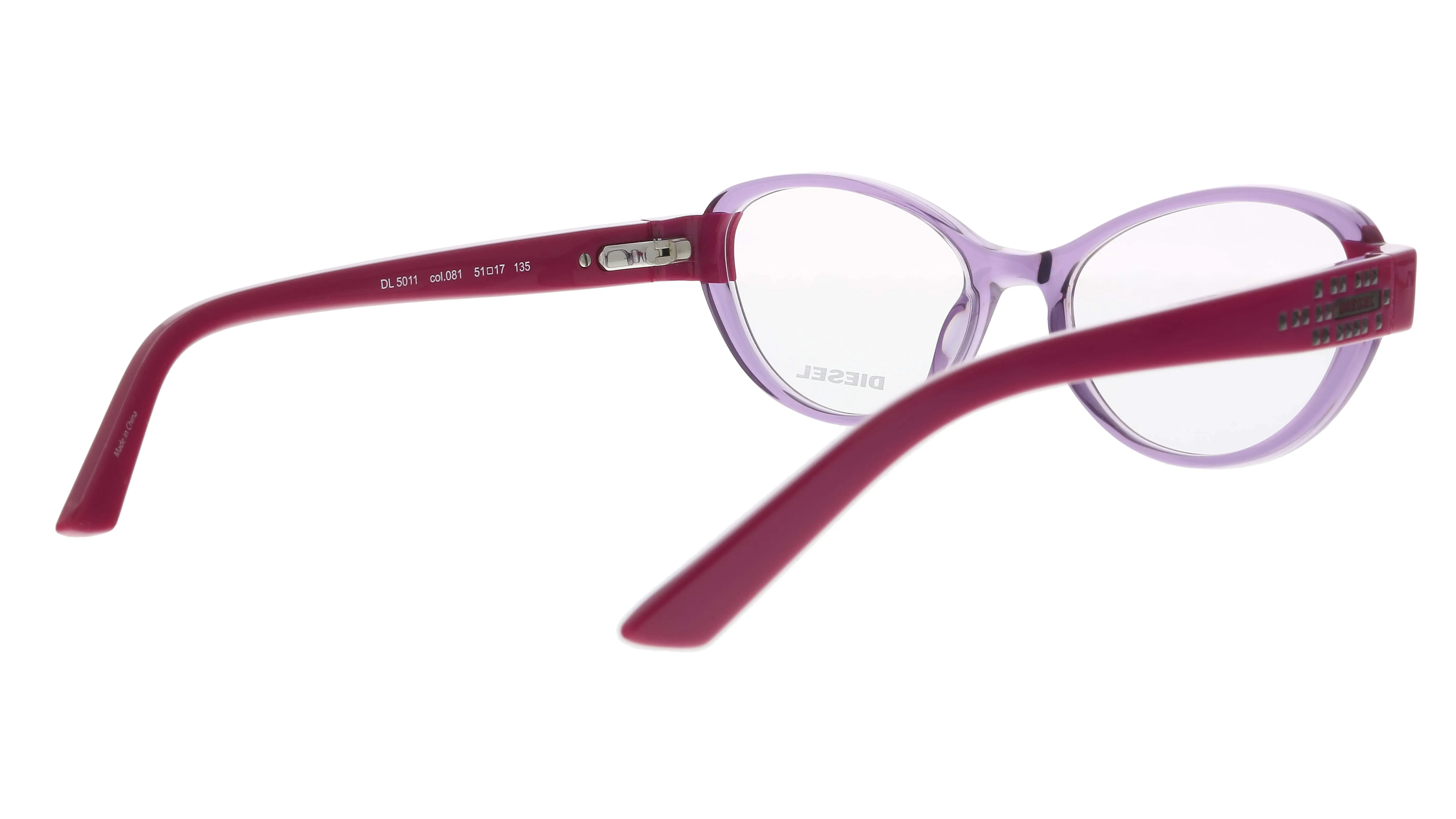 Diesel DL5011 081 Pink Rectangle Optical Frames