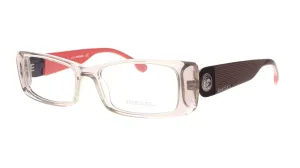Diesel DL5028 020 Brown Rectangle Optical Frames