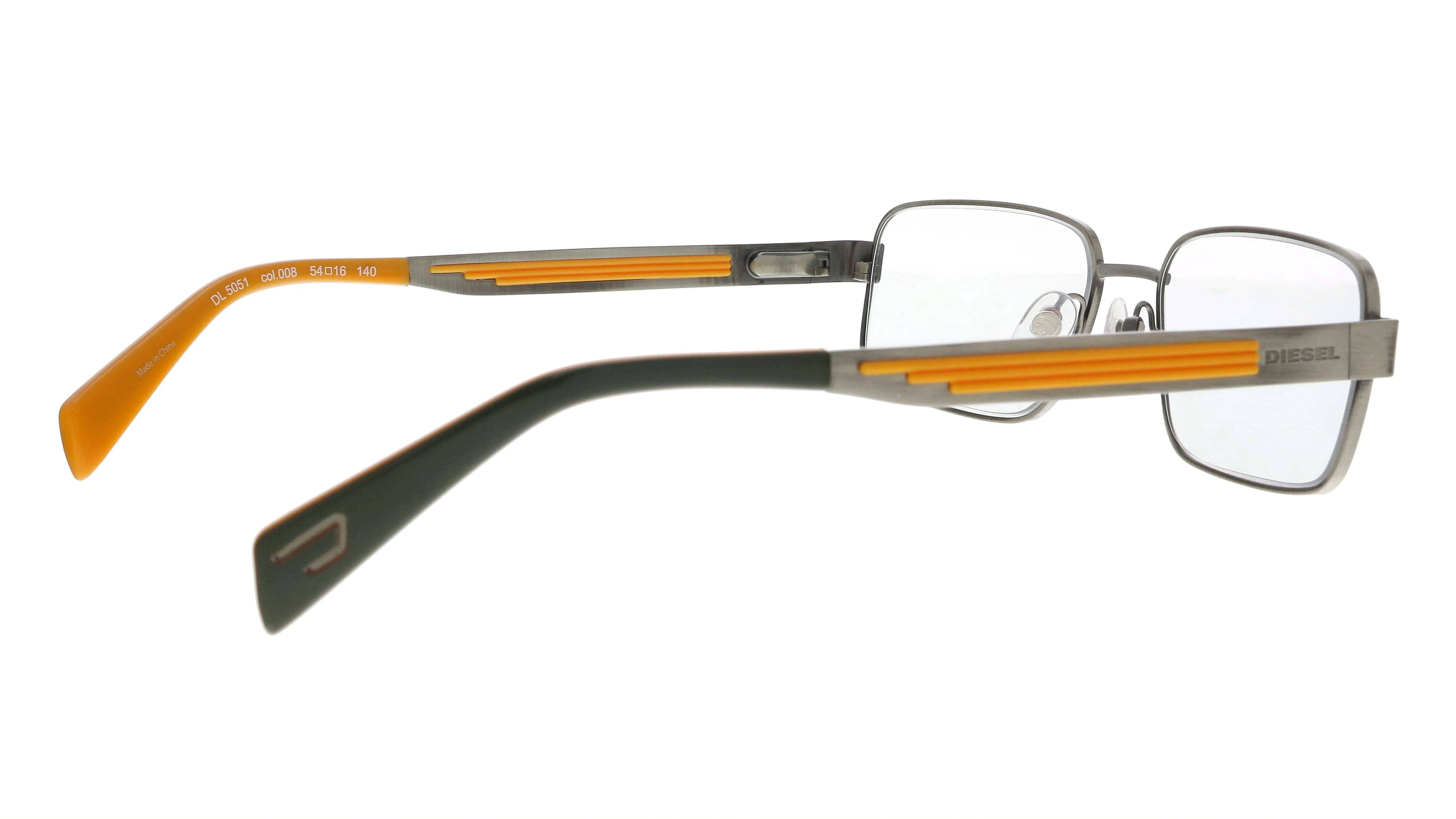 Diesel DL5051 008 Orange Rectangle Optical Frames