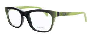 Diesel DL5079 Dark Green Modified Square Eyeglasses
