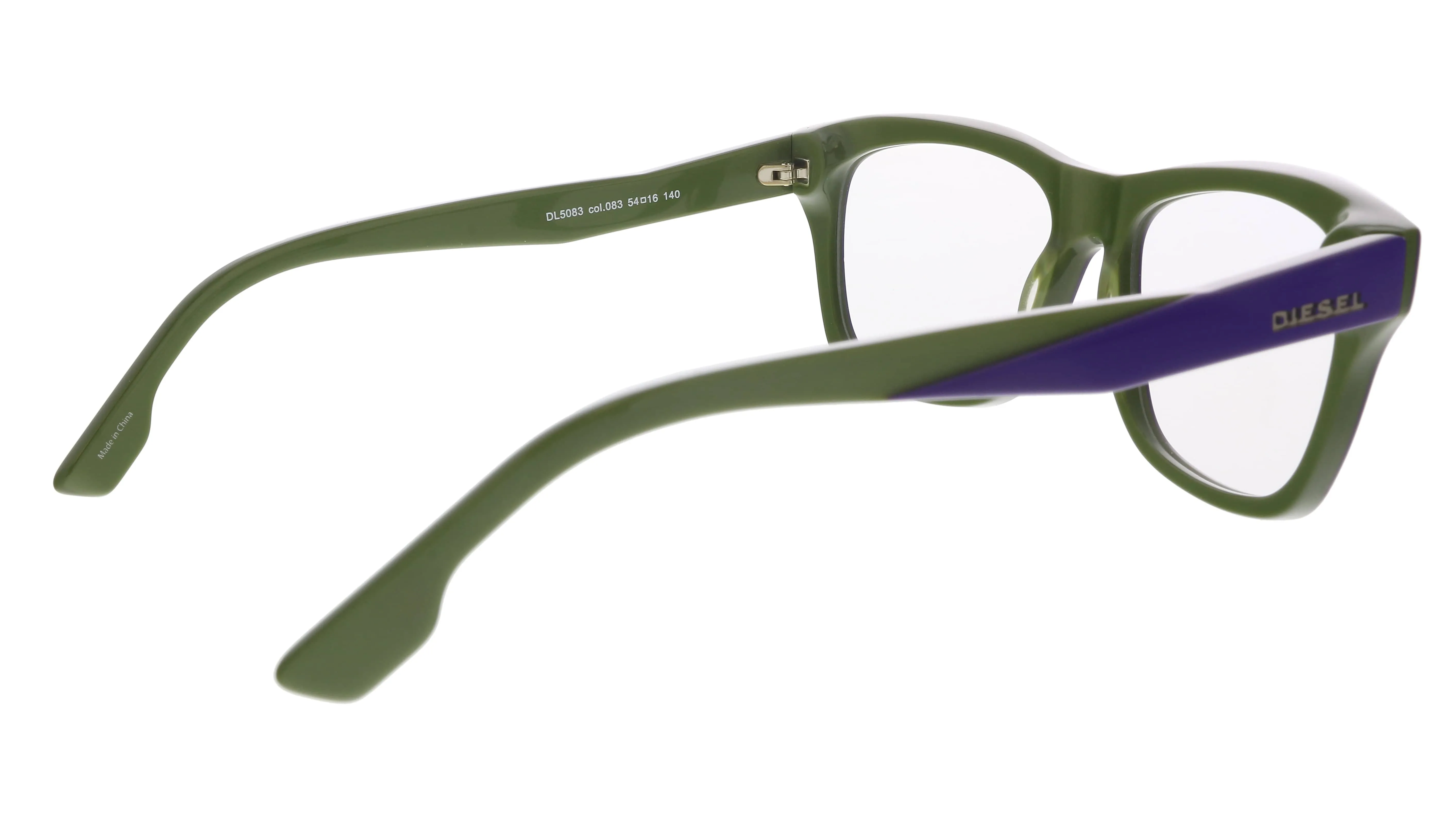 Diesel DL5083 083 Purple Green Modified Rectangle Optical Frames