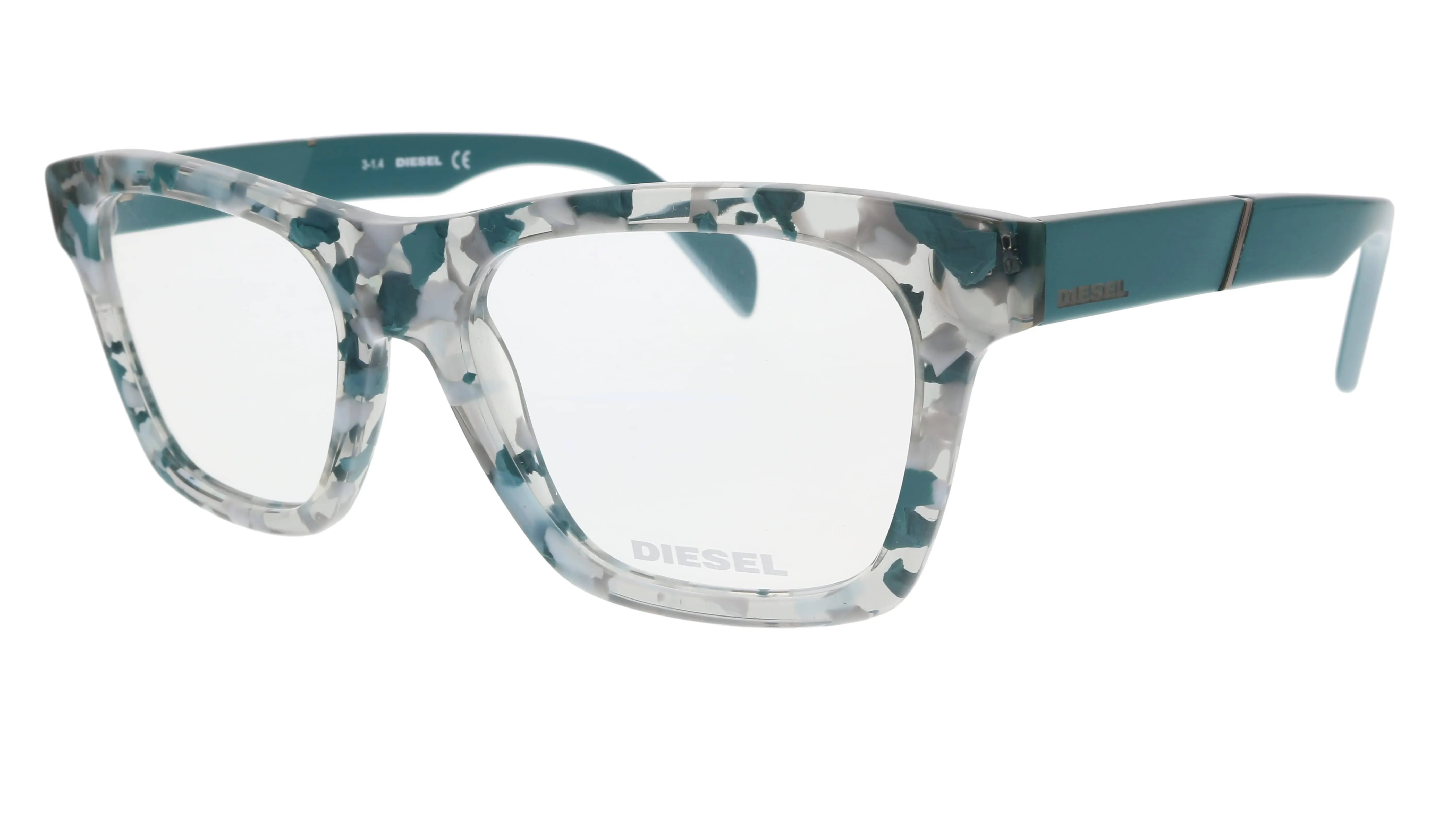 Diesel DL5092 055 Blue Modified Rectangle Optical Frames