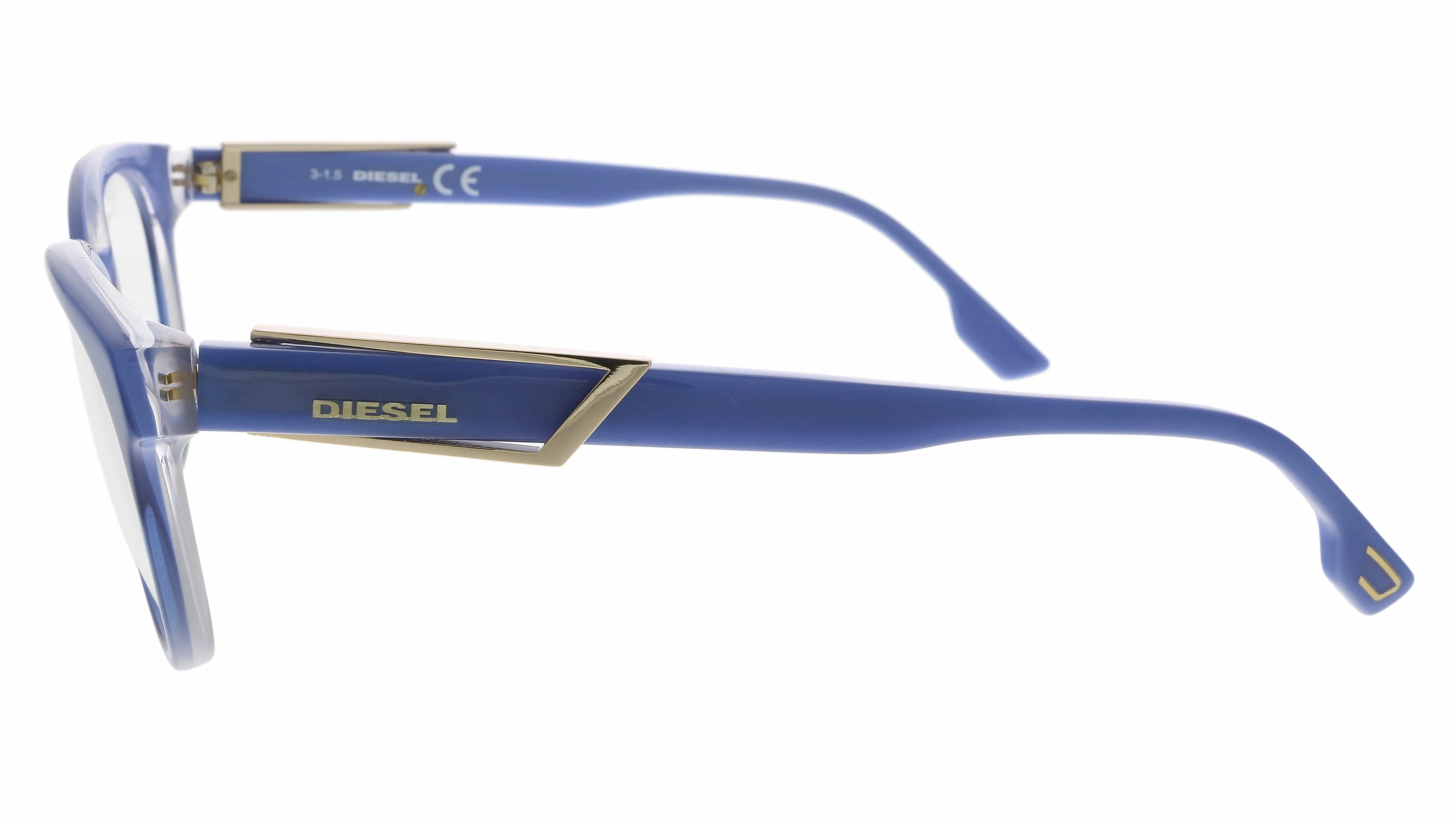 Diesel DL5112 090 Blue Round Optical Frames