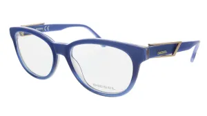 Diesel DL5112 090 Blue Round Optical Frames