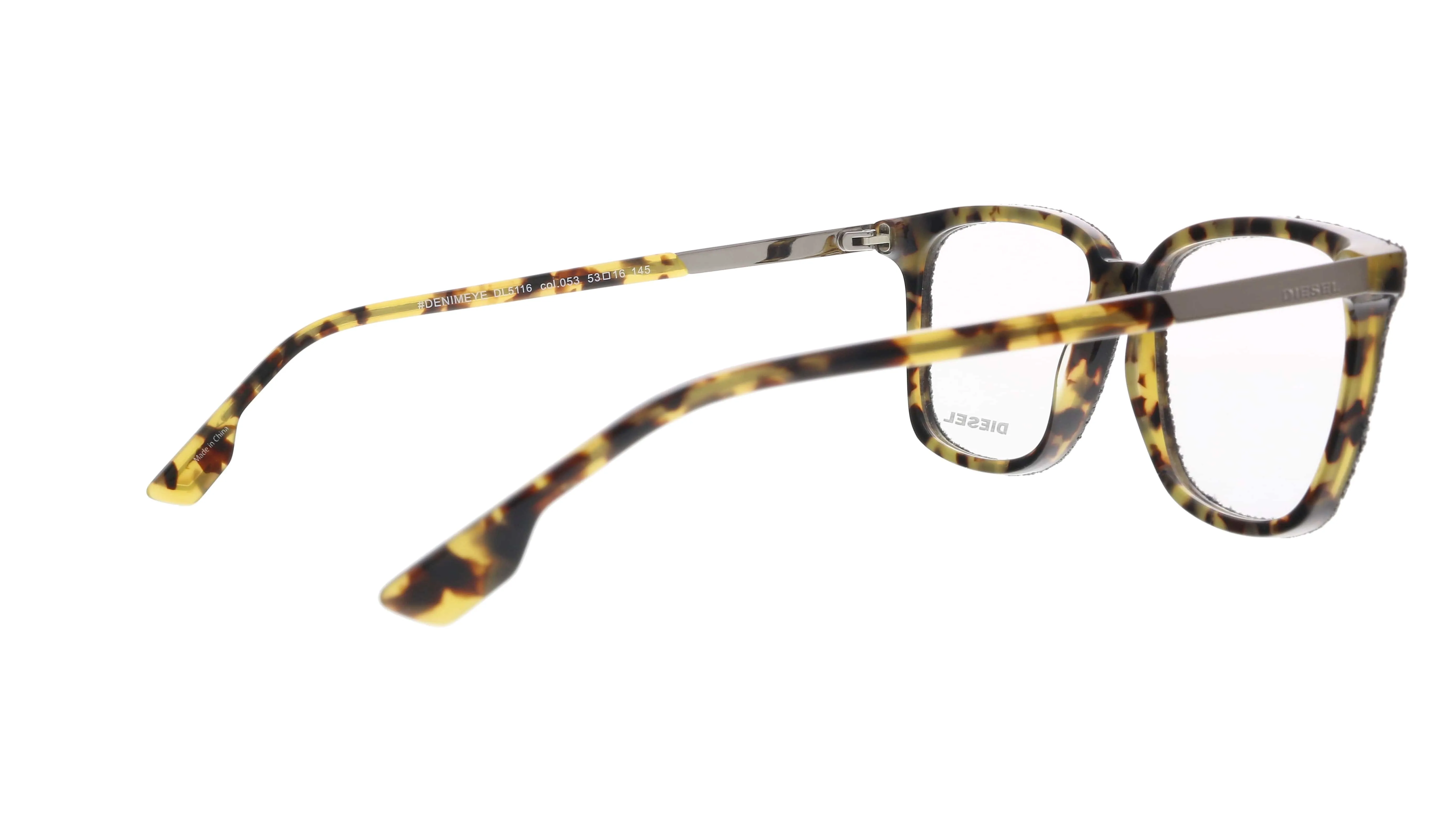 Diesel DL5116 053 Havana Rectangle Optical Frames