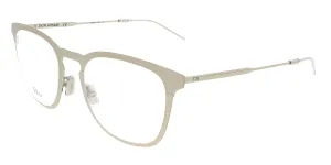 DIOR HOMME 214 Light Gold Square Eyeglasses