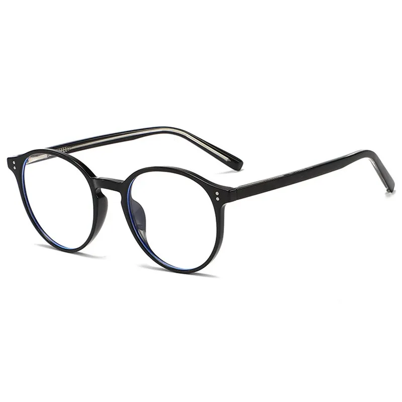 Handoer Unisex Full Rim Round Tr 90 Eyeglasses 210