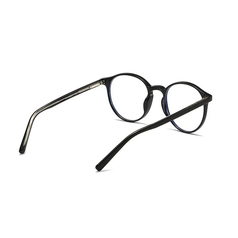 Handoer Unisex Full Rim Round Tr 90 Eyeglasses 210