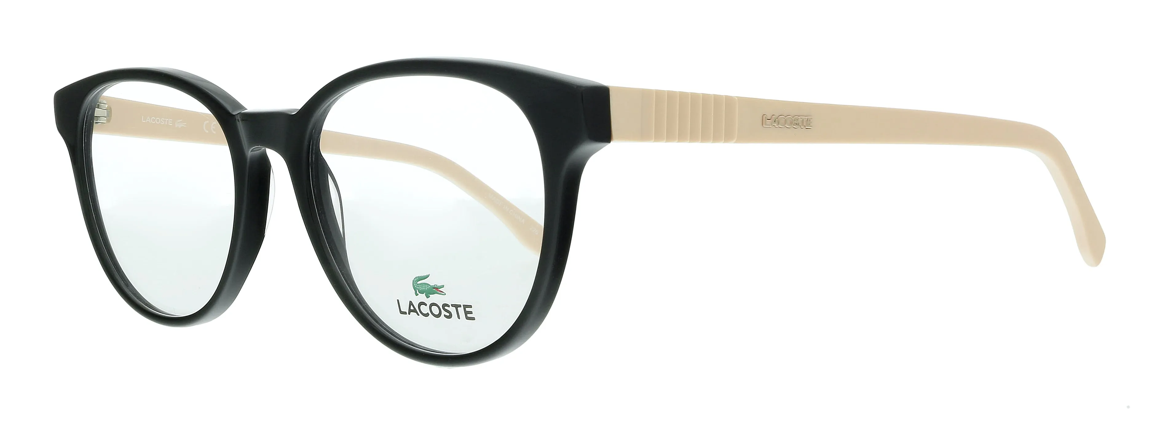 Lacoste L2834 001 Black Round Eyeglasses
