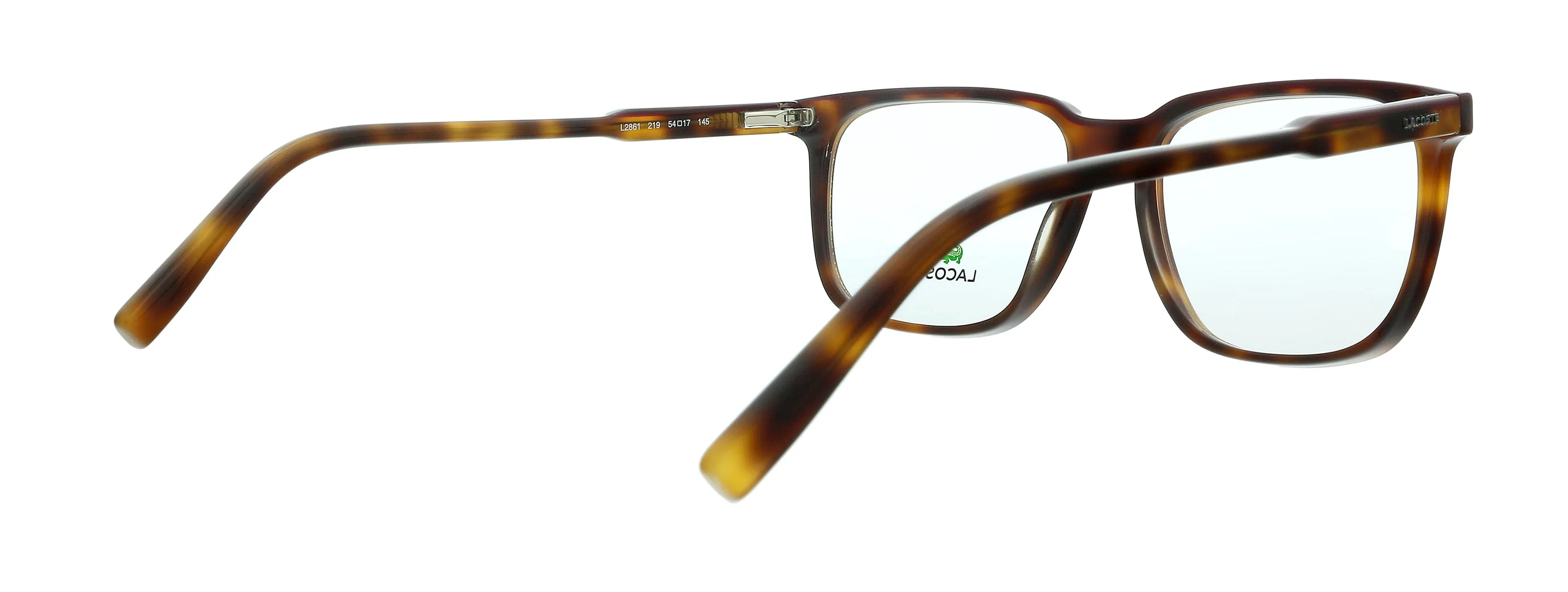 Lacoste L2861 219 Havana/Burgundy Modified Rectangle Eyeglasses