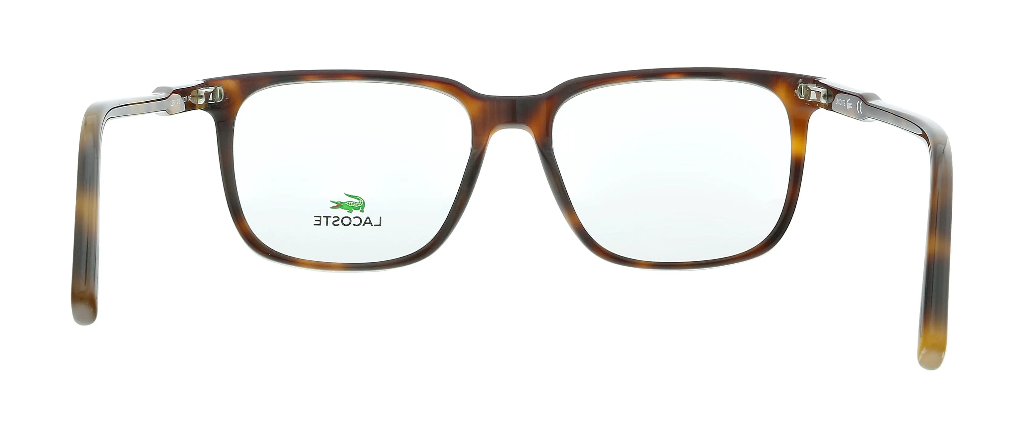 Lacoste L2861 219 Havana/Burgundy Modified Rectangle Eyeglasses
