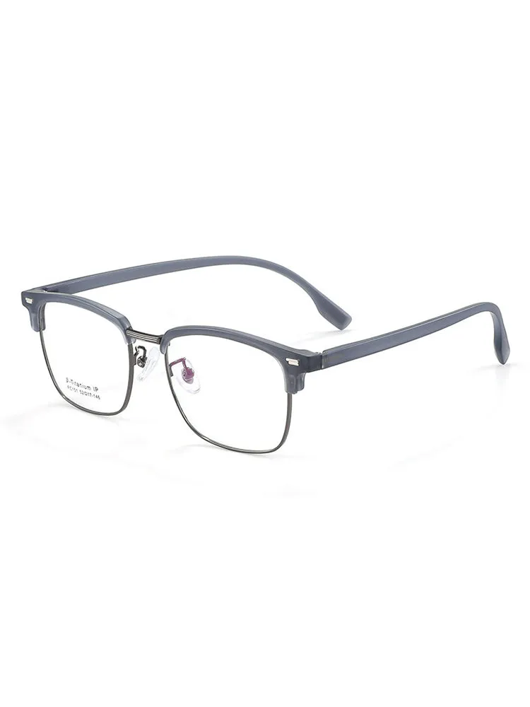 Rectangle Full Rim Glasses