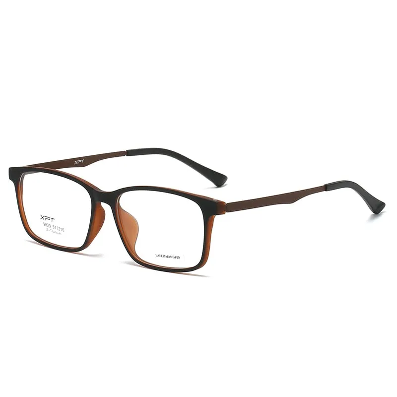 Reven Jate Unisex Full Rim Large Square Titanium Eyeglasses 9829