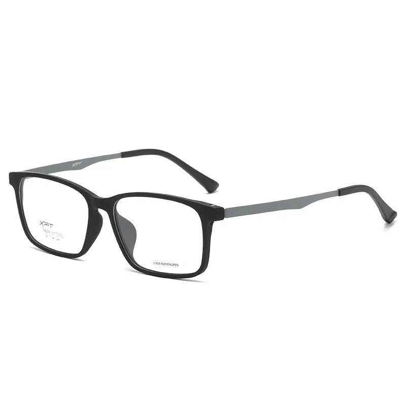 Reven Jate Unisex Full Rim Large Square Titanium Eyeglasses 9829