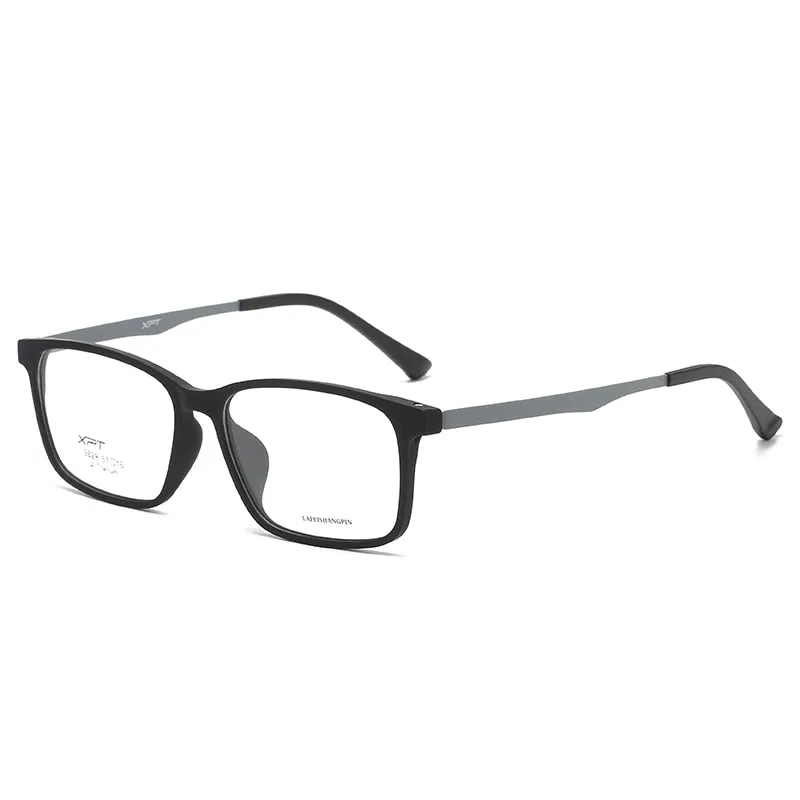 Reven Jate Unisex Full Rim Large Square Titanium Eyeglasses 9829