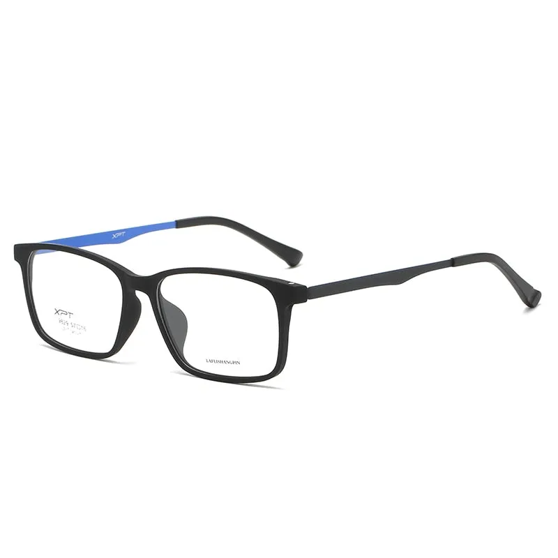 Reven Jate Unisex Full Rim Large Square Titanium Eyeglasses 9829