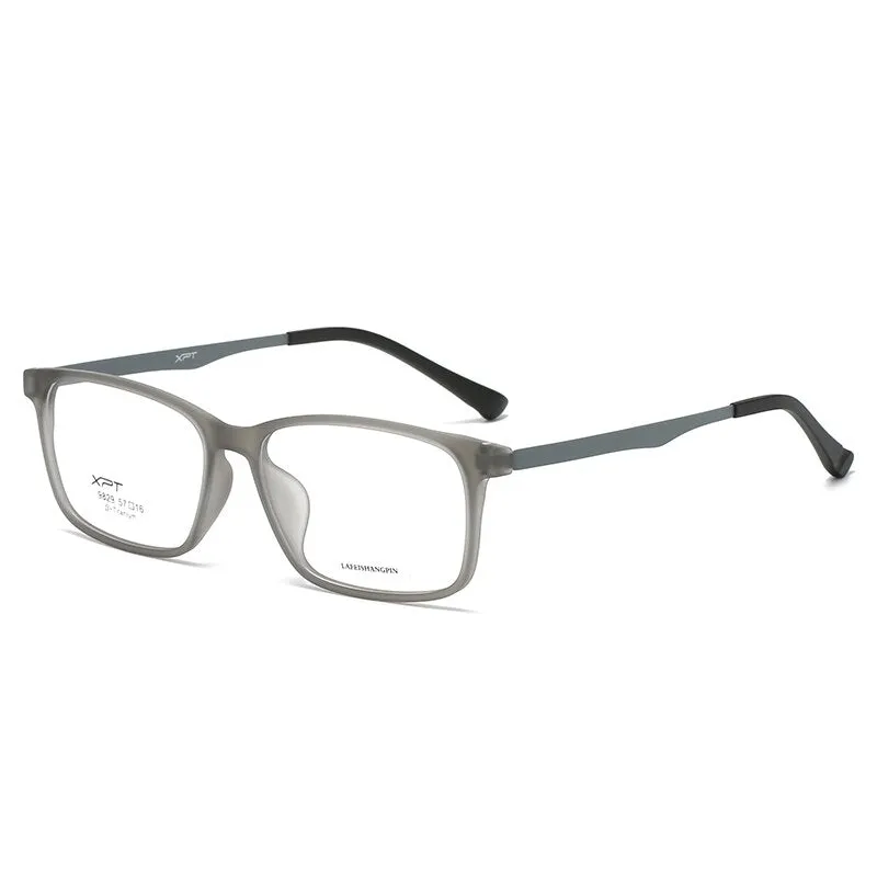 Reven Jate Unisex Full Rim Large Square Titanium Eyeglasses 9829